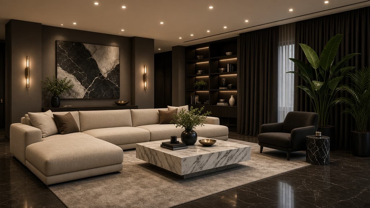 Executed interior